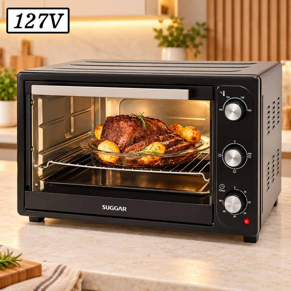 Forno Eletrico Suggar 50L 127V Preto