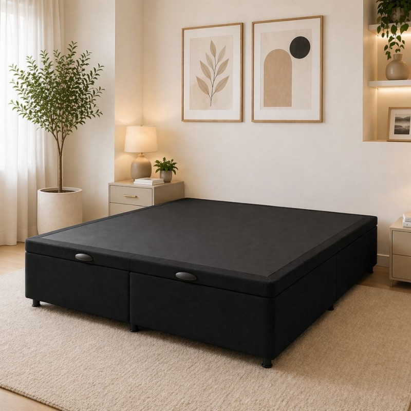 Base Bau Ultrabox Sommier Roma Bau Corano Preto