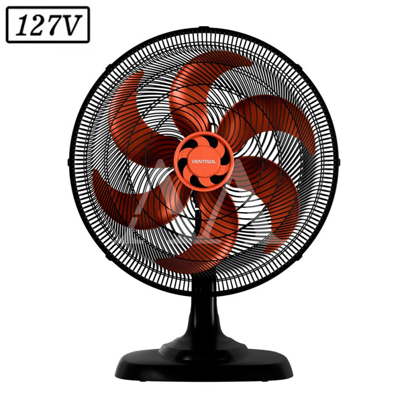 Ventilador Ventisol Mesa 50CM 6 Pas 3 Vel 127V Bronze
