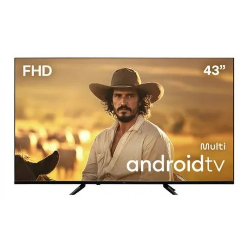 Smart Tv Multilaser Dled 43" 3 Hdmi 2 Usb Wifi Integrado