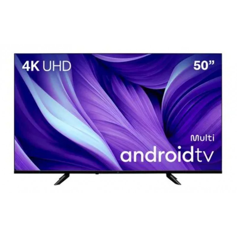 Smart Tv Multilaser Dled 50" 4K 3 Hdmi Multi Android 2 Usb Wifi Integrado
